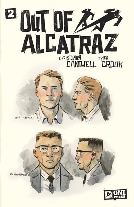 Oni Press Comic Books > Incentives OUT OF ALCATRAZ #2 (OF 5) CVR C INC 1:10 TYLER CROOK SKETCHBOOK VAR 64985600824400231 0225ON582