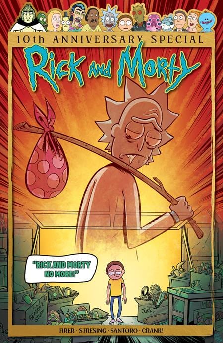 Oni Press Comic Books > Incentives RICK AND MORTY 10TH ANNIVERSARY SPECIAL #1 (ONE SHOT) CVR D 1:10 INC FRED C STRESING VAR 64985600797100141 0524ON534