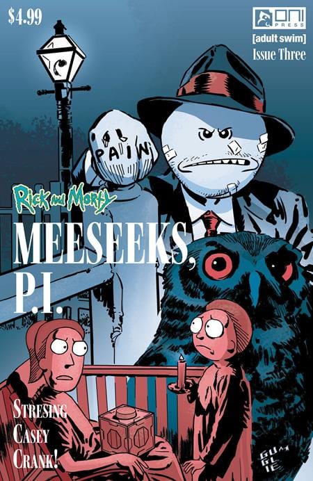 Oni Press Comic Books > Incentives RICK AND MORTY MEESEEKS PI #3 (OF 4) CVR C INC 1:10 SIMONE GUGLIELMINI & MEG CASEY VAR (MR) 64985600771100331 1123ON417