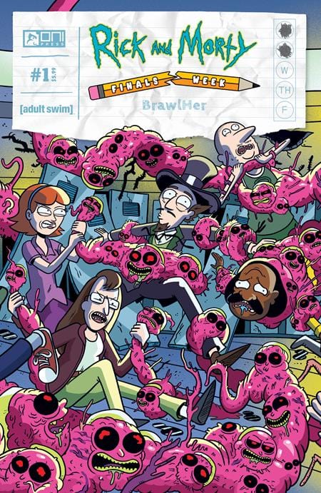 Oni Press Comic Books > Incentives RICK AND MORTY PRESENTS FINALS WEEK BRAWLHER #1 (OF 5) CVR C INC 1:10 MARC ELLERBY INTERCONNECTING VAR '64985600791900131 0224ON416