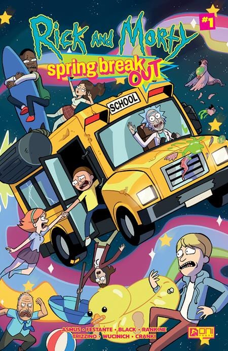 Oni Press Comic Books > Incentives RICK AND MORTY SPRING BREAK OUT #1 (ONE SHOT) CVR C INC 1:10 PRISCILLA TRAMONTAN VAR 64985600830500131 0125ON600