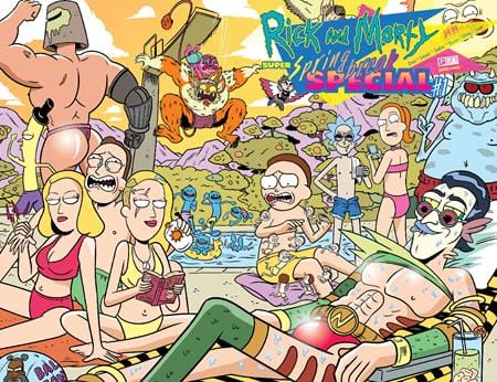 Oni Press Comic Books > Incentives RICK AND MORTY SUPER SPRING BREAK SPECIAL #1 CVR D INC 1:10 MARC ELLERBY WRAPAROUND VAR (MR) '64985600782700141 0124ON447
