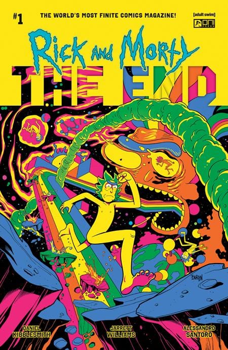 RICK AND MORTY THE END #1 CVR G INC 1:50 DAVE BARDIN BLACKLIGHT VAR