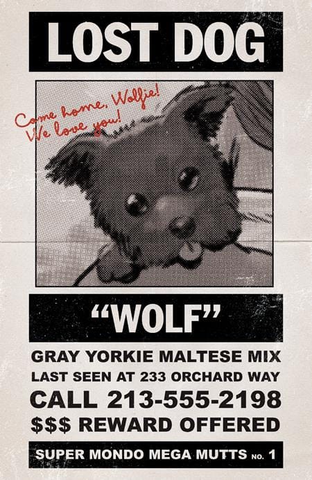 Oni Press Comic Books > Incentives SUPER MONDO MEGA MUTTS #1 (OF 4) CVR G INC 1:10 JUAN GEDEON LOST DOG VAR 64985600904301071 0526ON1114