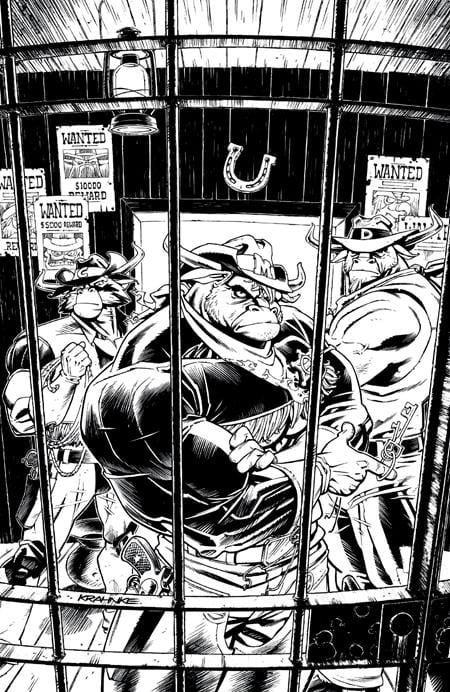 Oni Press Comic Books > Incentives WILD WEST COW-BOYS OF MOO MESA #2 (OF 4) CVR E INC 1:20 ANDREW KRAHNKE B&W VAR 64985600851000251 0825ON1027