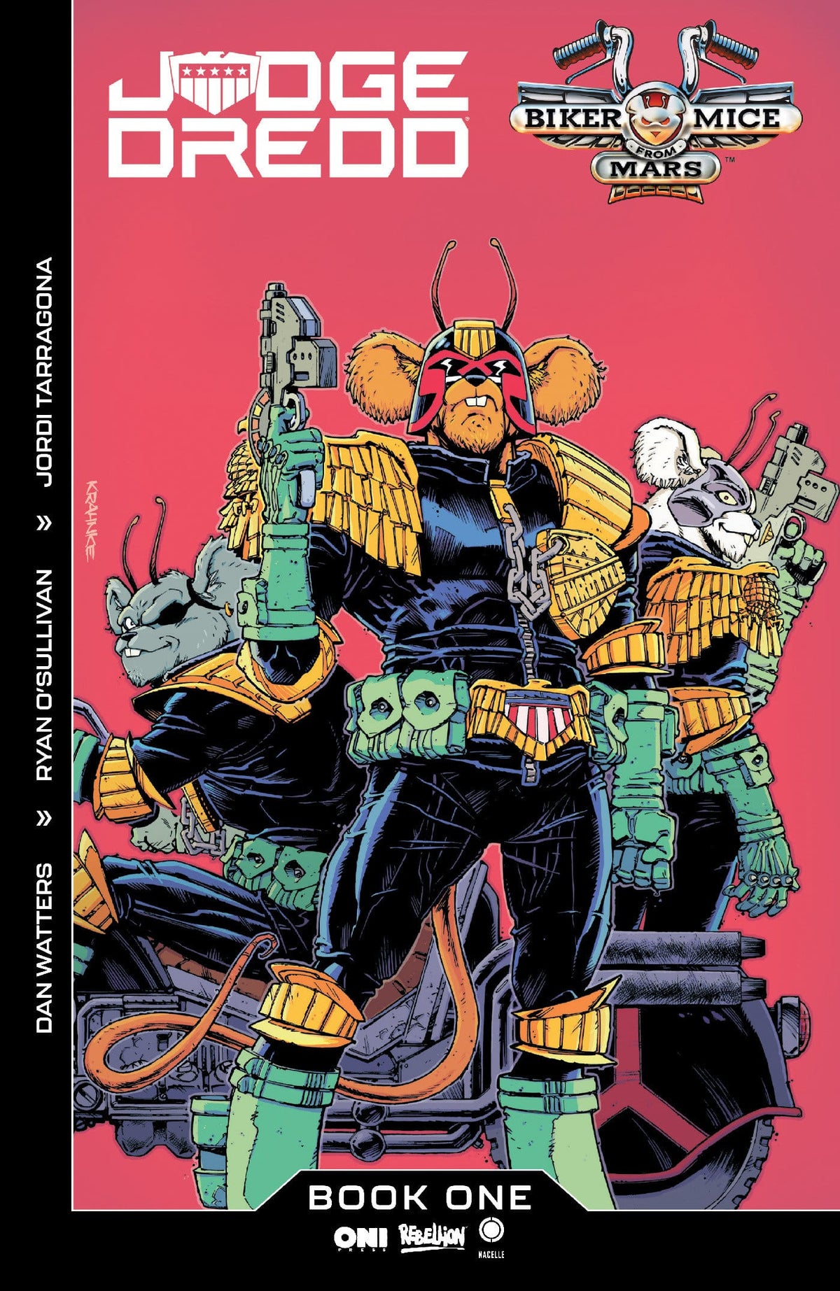 Oni Press Comic Books Judge Dredd/Biker Mice from Mars #1 Cover C Andrew Krahnke Var (Release Date: 12/02/2026) 64985600896101031 PRH-64985600896101031
