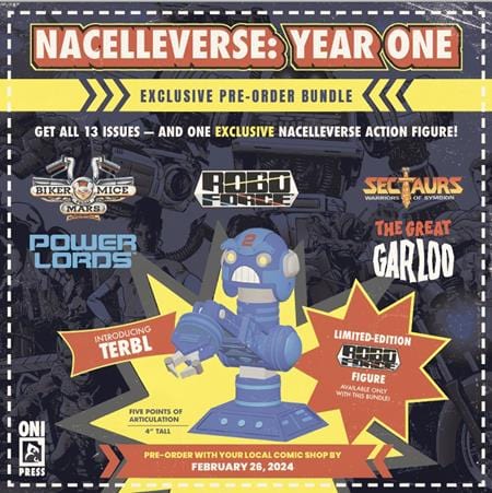 Oni Press Comic Books NACELLEVERSE YEAR ONE PREORDER BUNDLE (MR) 64985600790200111 0124ON433