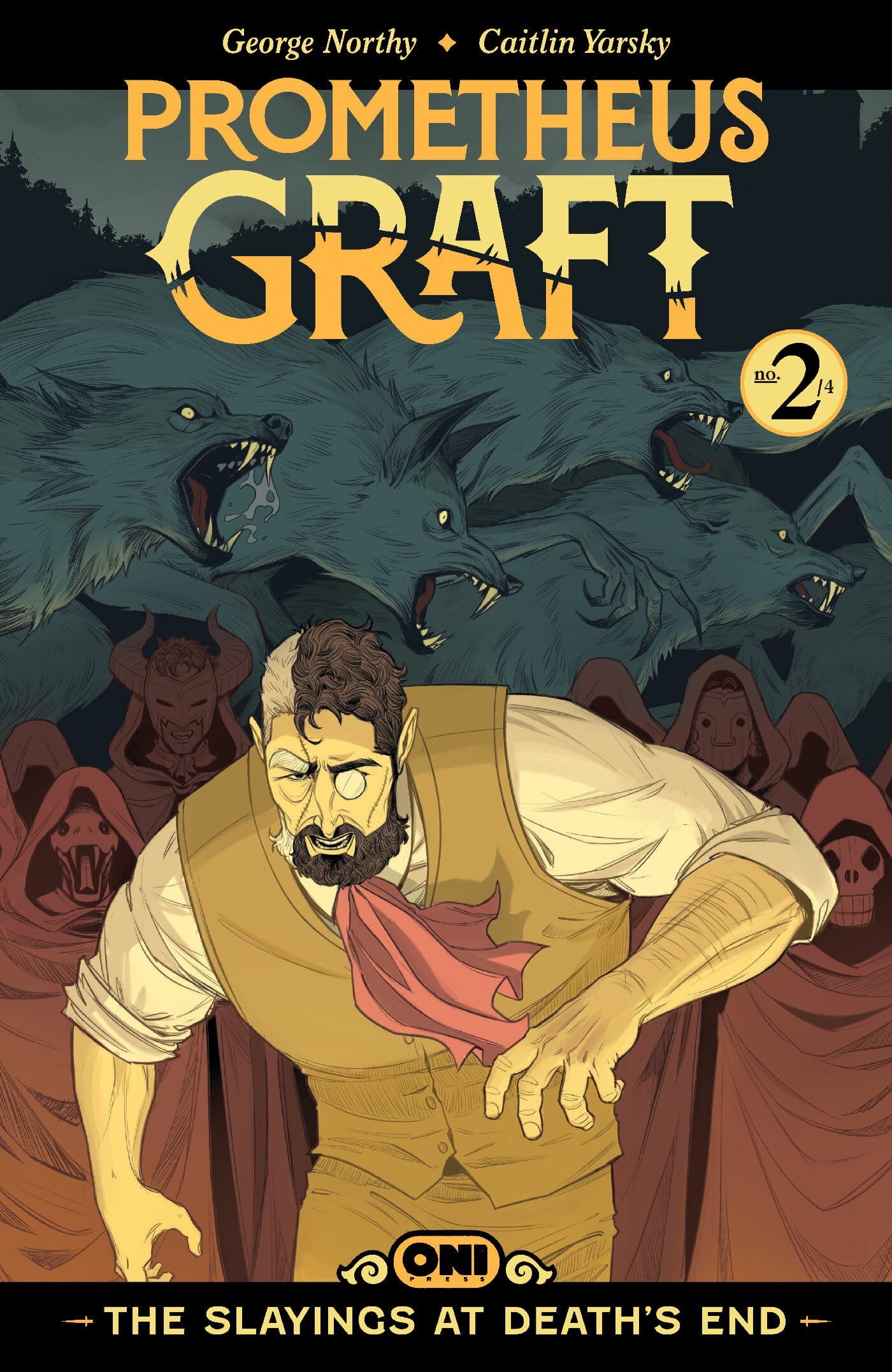 Prometheus Graft The Slayings at Deaths End #2 Cover A Caitlin Yarsky (Release Date: 01/20/2027)