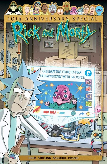 Oni Press Comic Books RICK AND MORTY 10TH ANNIVERSARY SPECIAL #1 (ONE SHOT) CVR B JAMES LLOYD VAR 64985600797100121 0524ON532