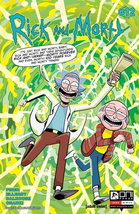 Oni Press Comic Books RICK AND MORTY #12 CVR A MARC ELLERBY (MR) 64985600762901211 1023ON477