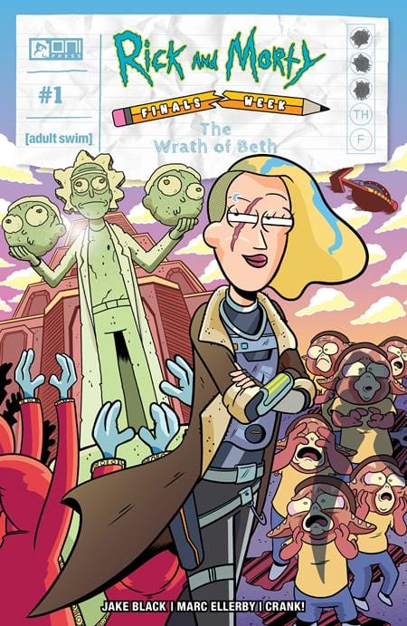 Oni Press Comic Books RICK AND MORTY FINALS WEEK THE WRATH OF BETH #1 CVR A MARC ELLERBY 64985600795700111 0424ON485