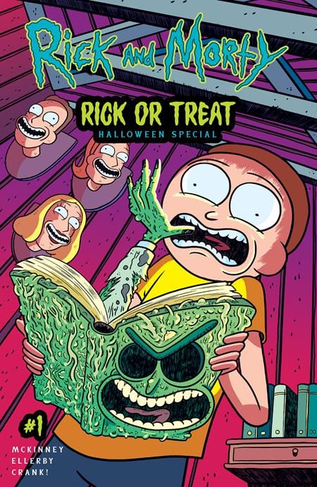 Oni Press Comic Books RICK AND MORTY HORRICKFIC HALLOWEEN SPECIAL #1 (ONE SHOT) CVR A MARC ELLERBY (MR) 64985600802200111 0724ON578