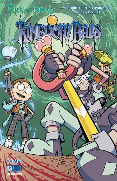 Oni Press Comic Books RICK AND MORTY KINGDOM BALLS #1 (OF 4) CVR A JARRETT WILLIAMS & HANK JONES (MR) 64985600784100111 0124ON441