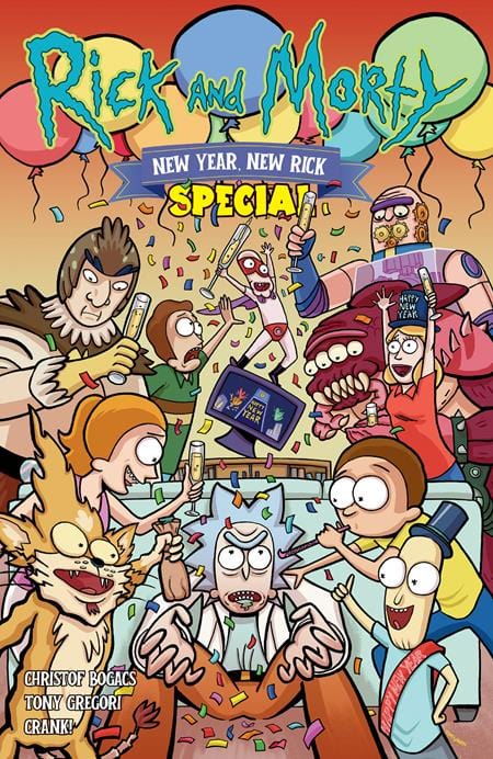 Oni Press Comic Books RICK AND MORTY NEW YEAR NEW RICK SPECIAL #1 (ONE SHOT) CVR A TONY GREGORI 64985600827500111 1124ON520