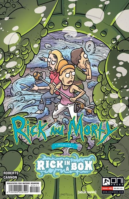 Oni Press Comic Books RICK AND MORTY PRESENTS RICK IN A BOX #1 (ONE SHOT) CVR A ZANDER CANNON (MR) 64985600085902411 1023ON483