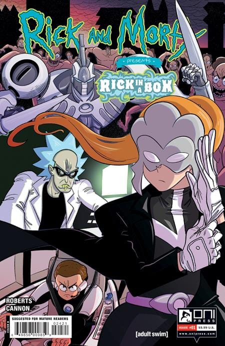 Oni Press Comic Books RICK AND MORTY PRESENTS RICK IN A BOX #1 (ONE SHOT) CVR B JEYODIN MANGA VAR (MR) 64985600085902421 1023ON484