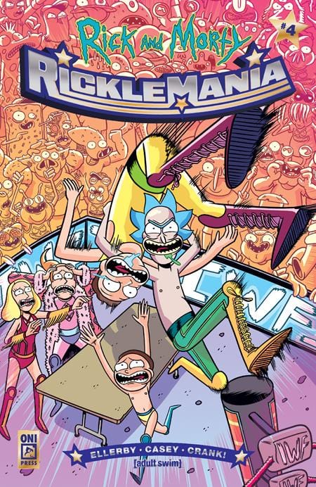 Oni Press Comic Books RICK AND MORTY RICKLEMANIA #4 (OF 4) CVR A INC MARC ELLERBY VAR 64985600829900411 0325ON573