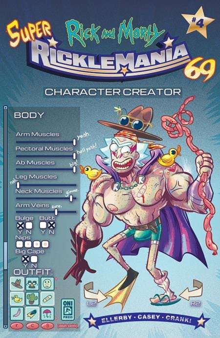 Oni Press Comic Books RICK AND MORTY RICKLEMANIA #4 (OF 4) CVR B FRED C STRESING VAR 64985600829900421 0325ON574