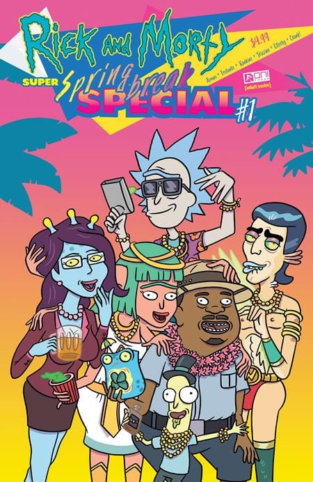 Oni Press Comic Books RICK AND MORTY SUPER SPRING BREAK SPECIAL #1 CVR A DEAN RANKINE (MR) 64985600782700111 0124ON444