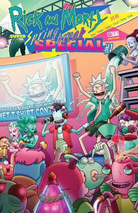 Oni Press Comic Books RICK AND MORTY SUPER SPRING BREAK SPECIAL #1 CVR B SUSAN BLAKE VAR (MR) 64985600782700121 0124ON445