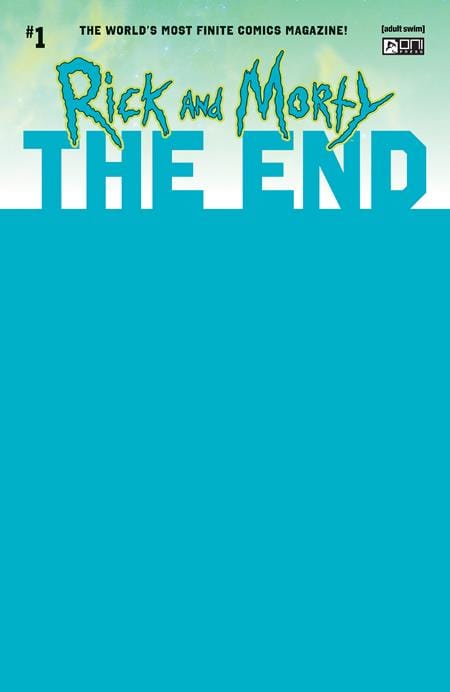 Oni Press Comic Books RICK AND MORTY THE END #1 CVR D BLUE SKETCH VAR 64985600882400141 1025ON0880