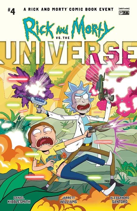 Oni Press Comic Books RICK AND MORTY VS THE UNIVERSE #4 (OF 4) CVR A DAVE BARDIN 64985600845900411 0825ON1007