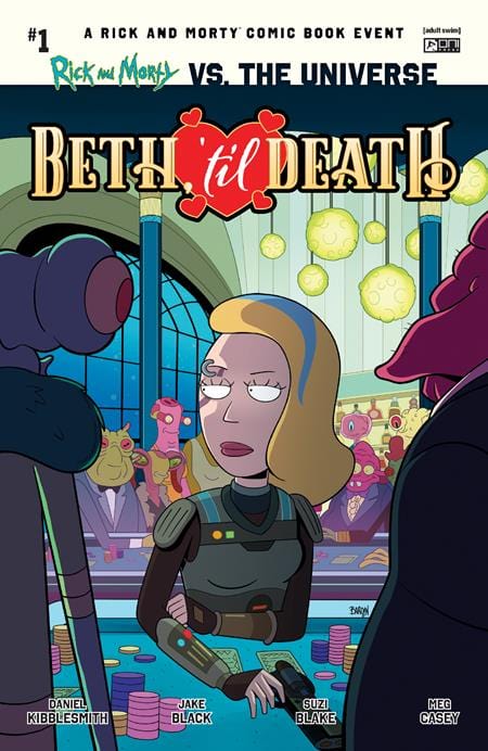Oni Press Comic Books RICK AND MORTY VS THE UNIVERSE BETH TIL DEATH #1 (ONE SHOT) CVR A DAVE BARDIN 64985600859600111 0725ON691