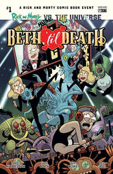 Oni Press Comic Books RICK AND MORTY VS THE UNIVERSE BETH TIL DEATH #1 (ONE SHOT) CVR B TROY LITTLE VAR 64985600859600121 0725ON692