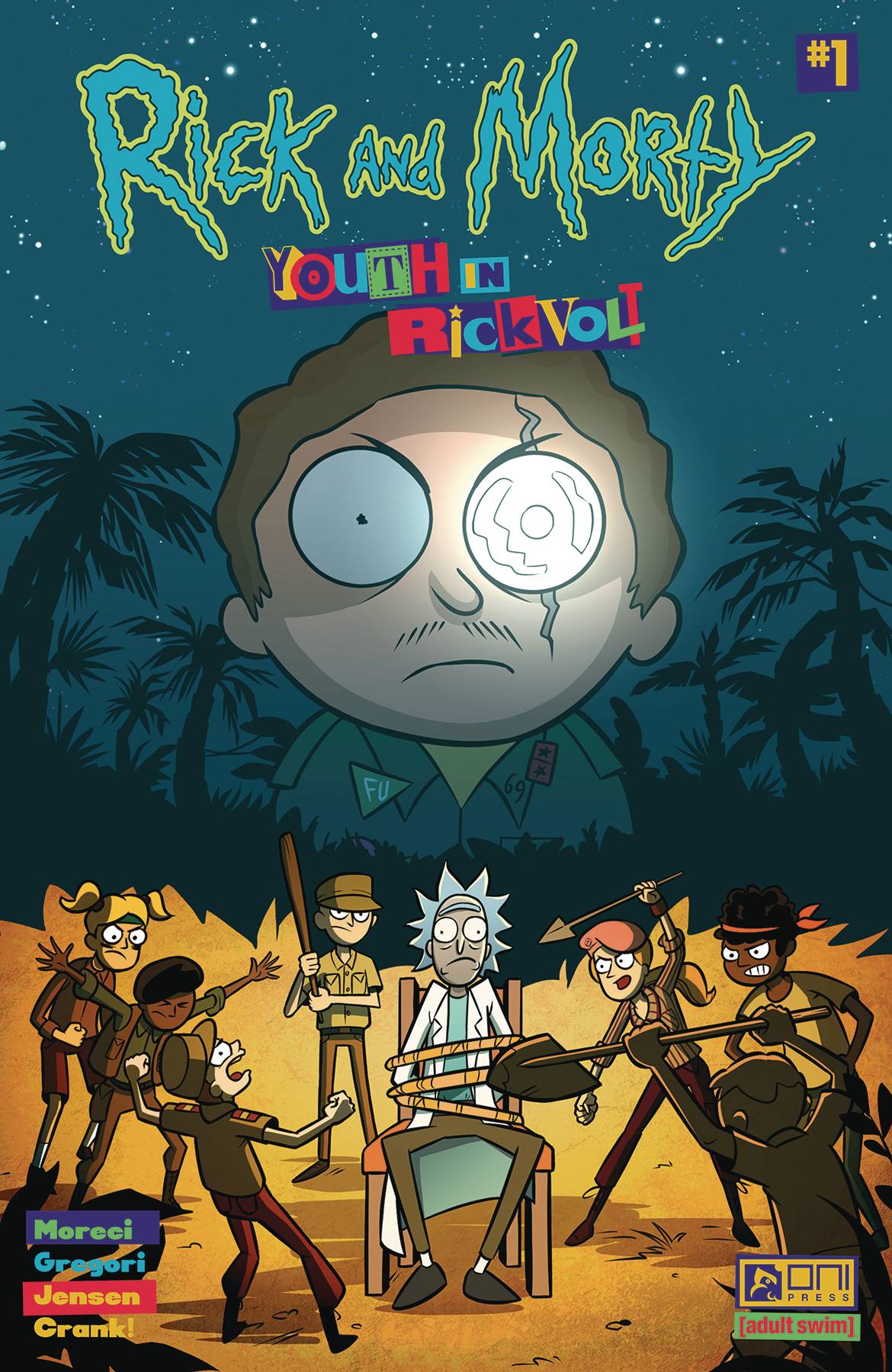 Oni Press Comic Books RICK AND MORTY YOUTH IN RICKVOLT #1 CVR B SARAH BURRINI VAR (MR) 64985600801500121 0624ON515