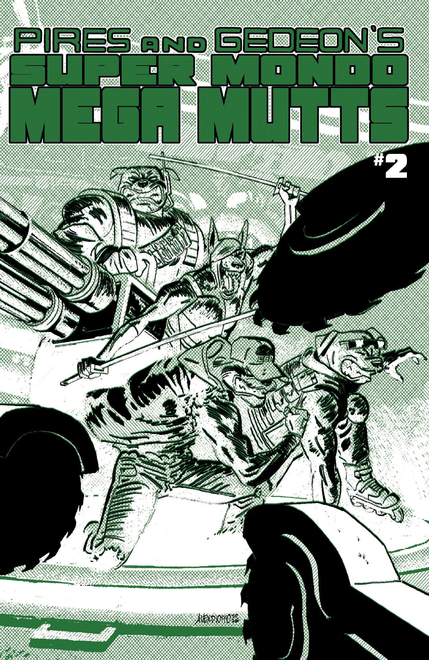 SUPER MONDO MEGA MUTTS #2 CVR B ALEX DIOTTO HOMAGE VAR (Release Date: 08/26/2026)