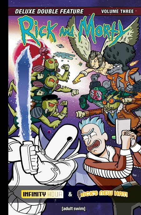 Oni Press Graphic Novel RICK AND MORTY DELUXE DOUBLE FEATURE HC VOL 3 978163715295955999 0224ON417