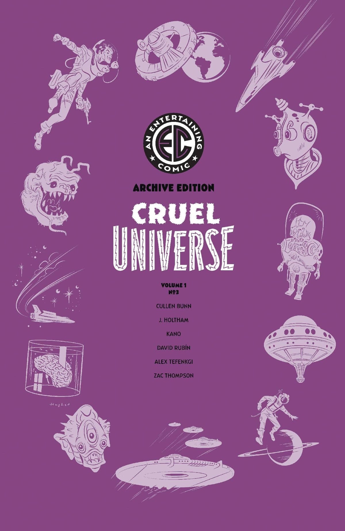 ONI PRESS INC. Comic Books > Incentives EC CRUEL UNIVERSE #3 (OF 5) CVR E 1:50 INCV HUGHES 64985600799500351