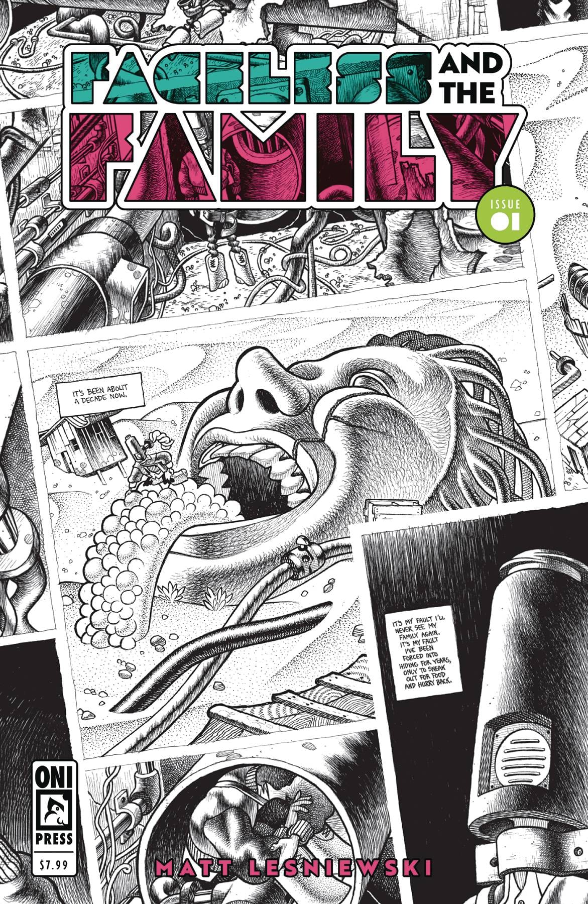 Oni Press Inc. Comic Books > Incentives FACELESS AND THE FAMILY #1 CVR D 1:10 INCV SKETCHBOOK 64985600776600141 SEP231877