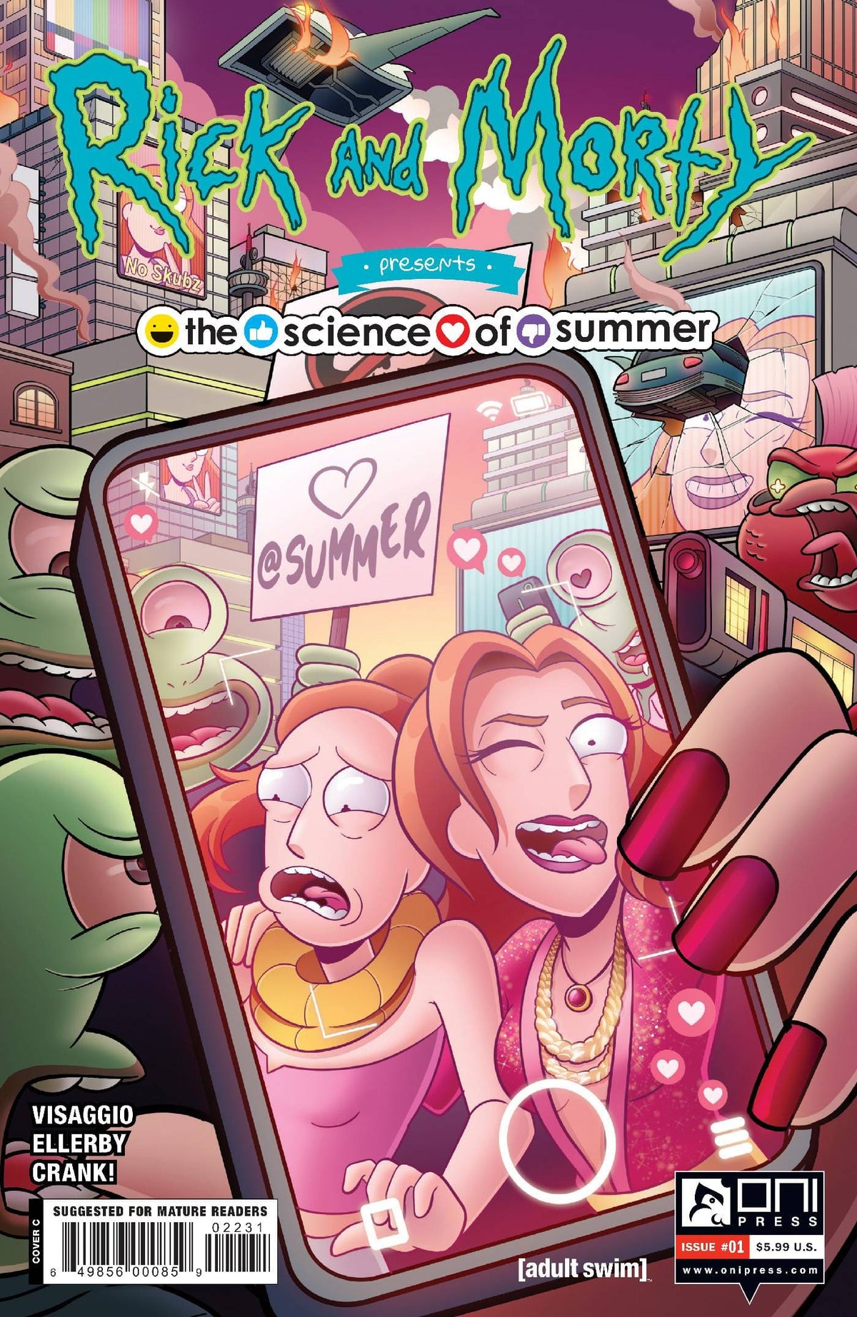 ONI PRESS INC. Comic Books > Incentives RICK AND MORTY PRESENTS SCIENCE OF SUMMER #1 CVR C 1:10 INCV VAR 64985600085902231 JUN231995