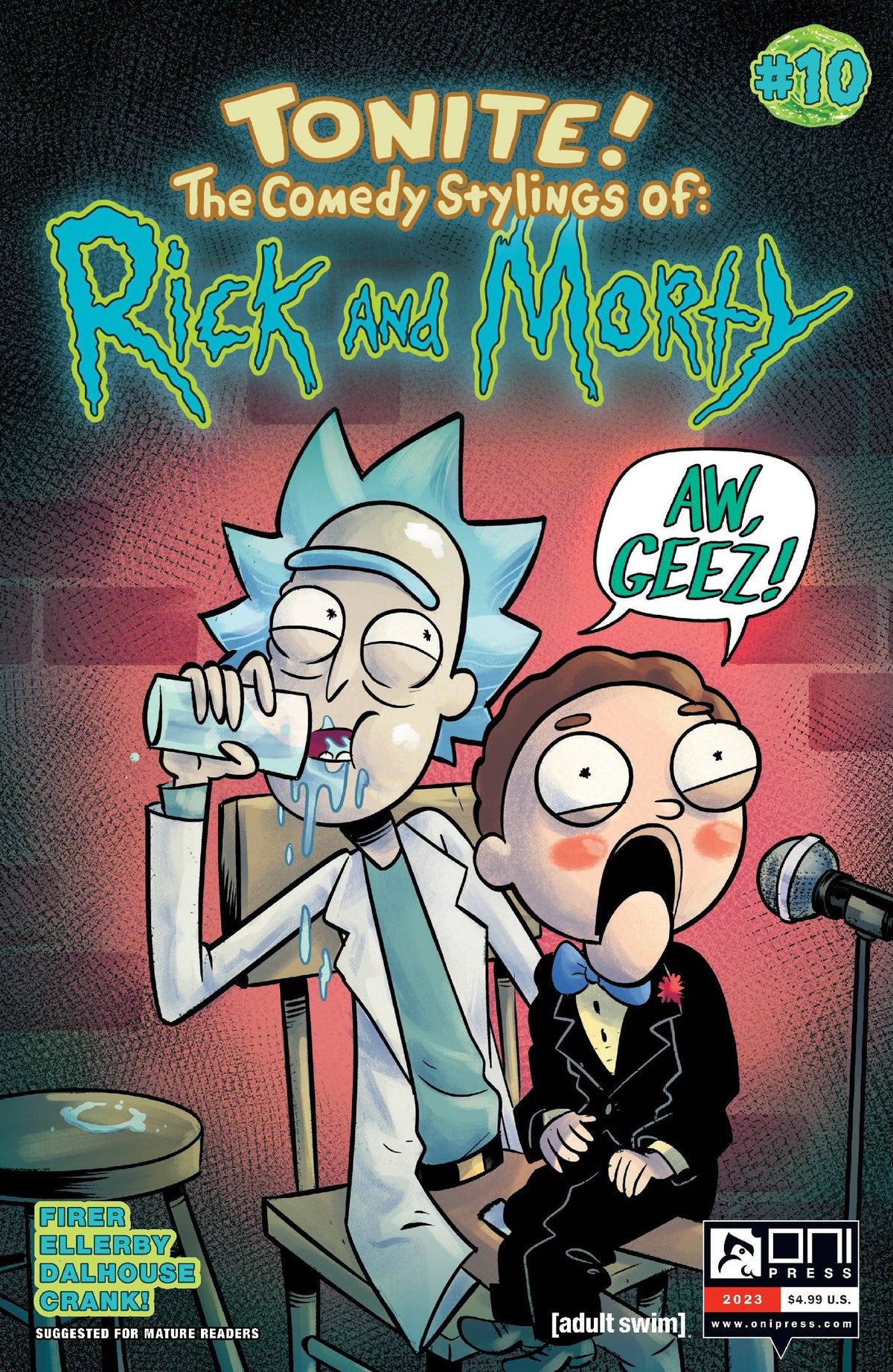 Oni Press Comic Books RICK AND MORTY #10 CVR B STRESING (MR) 64985600762901021 AUG232116