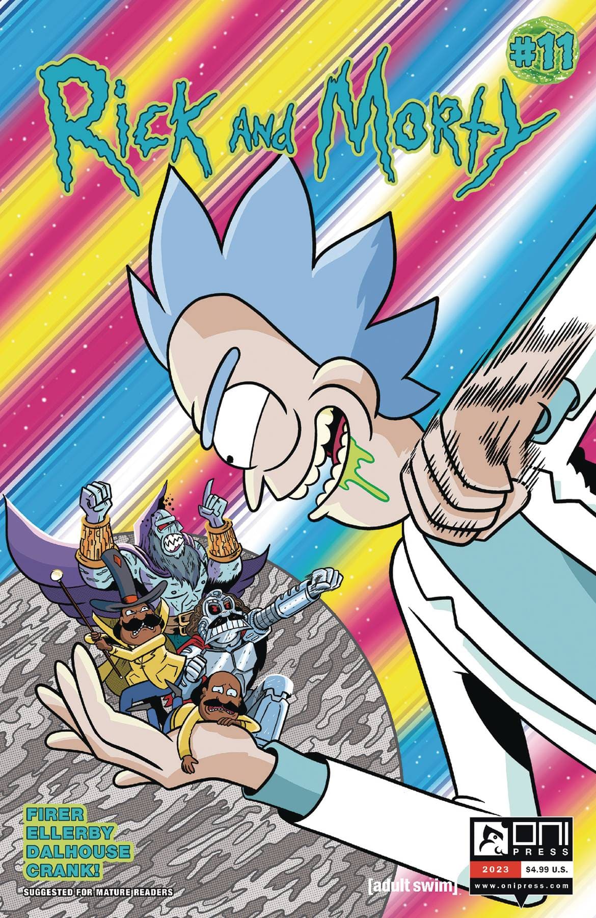 Oni Press Inc. Comic Books RICK AND MORTY #11 CVR A ELLERBY (MR) 64985600762901111 SEP231890