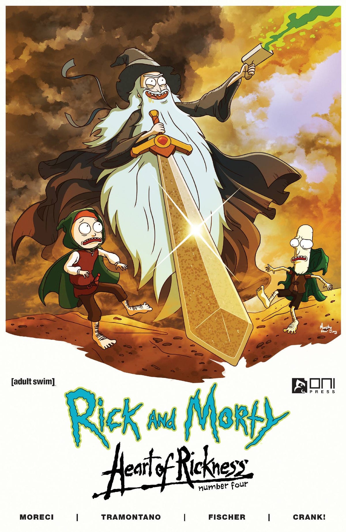 Oni Press Comic Books RICK AND MORTY HEART OF RICKNESS #4 (OF 4) CVR B MURPHY (MR) 64985600768100421 AUG232113