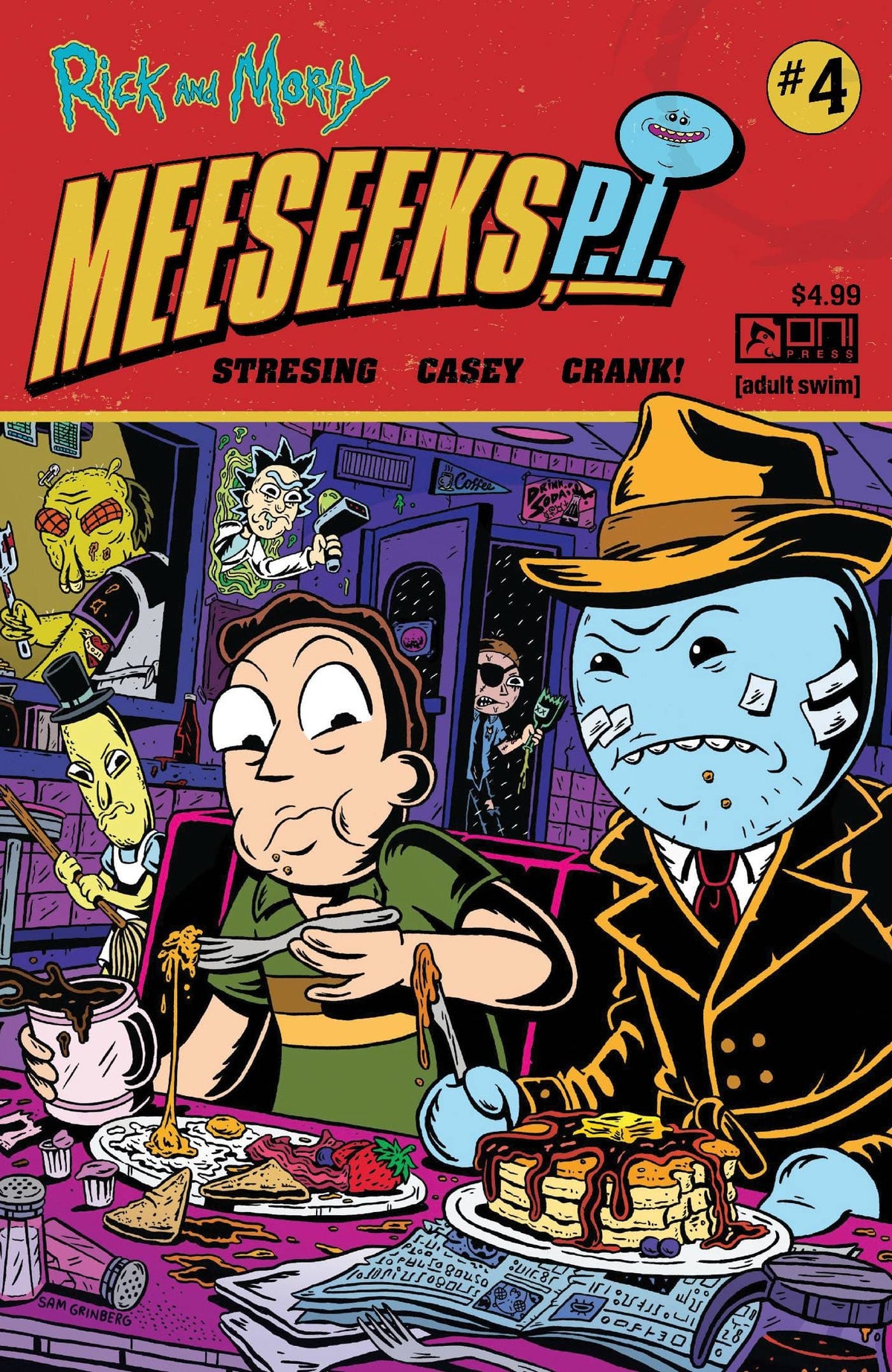 ONI PRESS INC. Comic Books Rick And Morty Meeseeks Pi #4 Cvr B Grinberg (MR) 64985600771100421 DEC231617