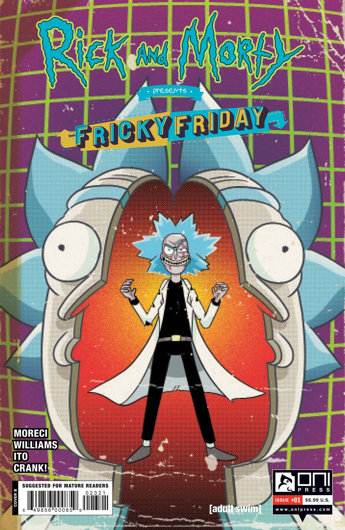 Oni Press Comic Books RICK AND MORTY PRESENTS FRICKY FRIDAY #1 CVR B ELLERBY (MR) 64985600085902321 AUG232110