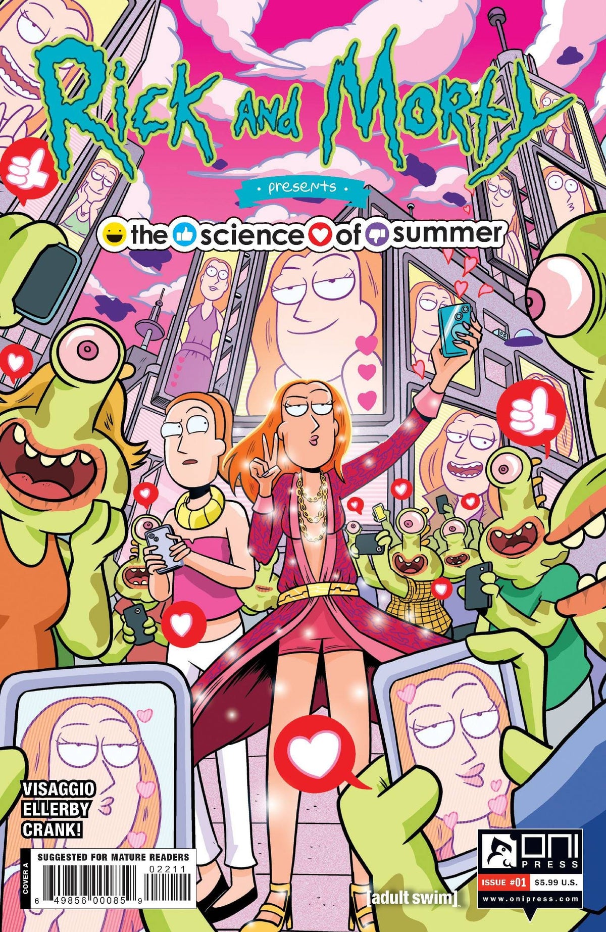 ONI PRESS INC. Comic Books RICK AND MORTY PRESENTS SCIENCE OF SUMMER #1 CVR A ELLERBY ( 64985600085902211 JUN231993