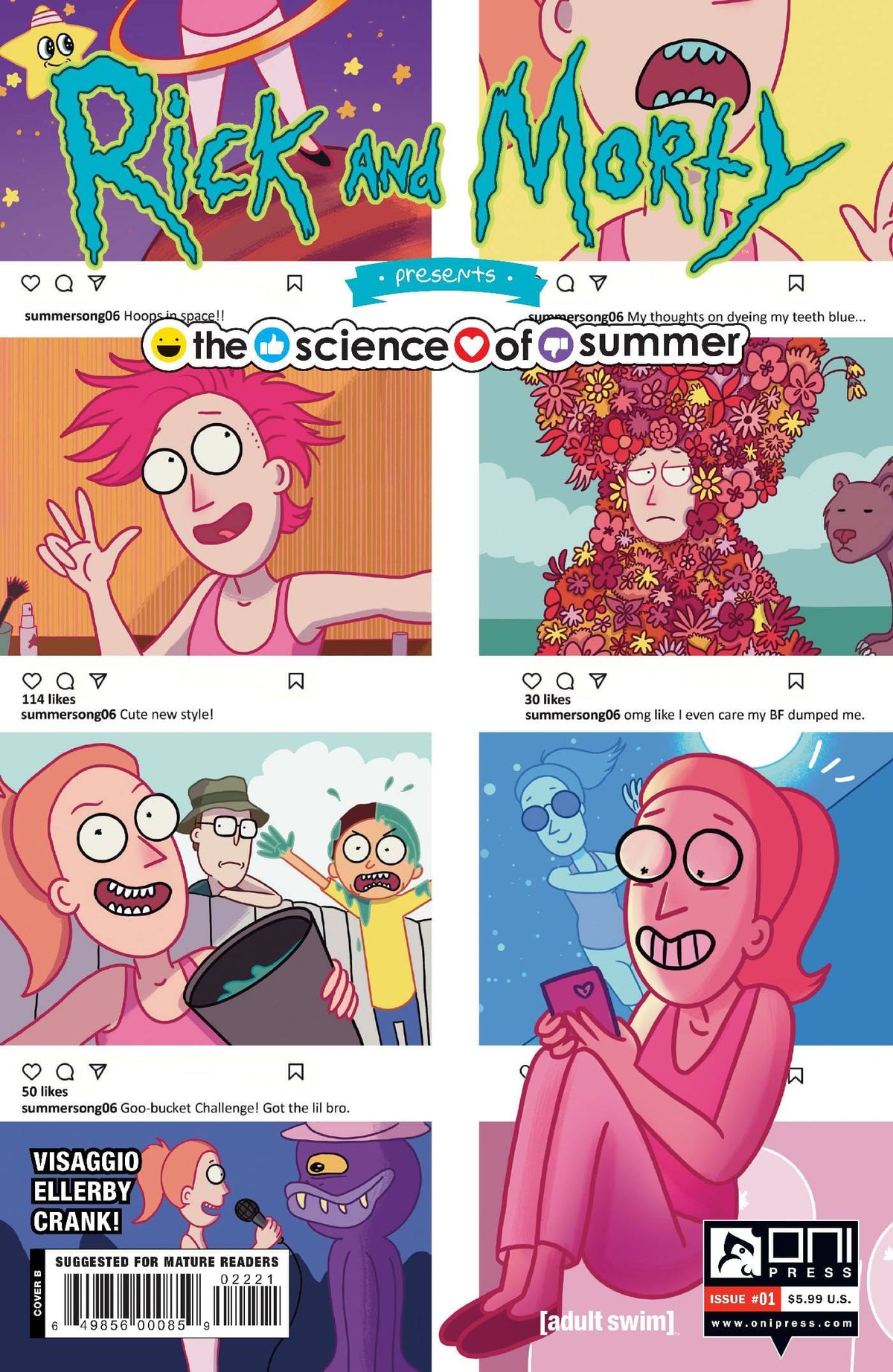 ONI PRESS INC. Comic Books RICK AND MORTY PRESENTS SCIENCE OF SUMMER #1 CVR B ALLNAT (M 64985600085902221 JUN231994