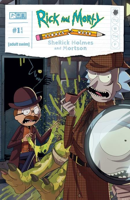 ONI PRESS INC. Comic Books Rick And Morty Sherick Holmes And Mortson #1 Cvr A Tramontan 64985600783400111 1223ON393