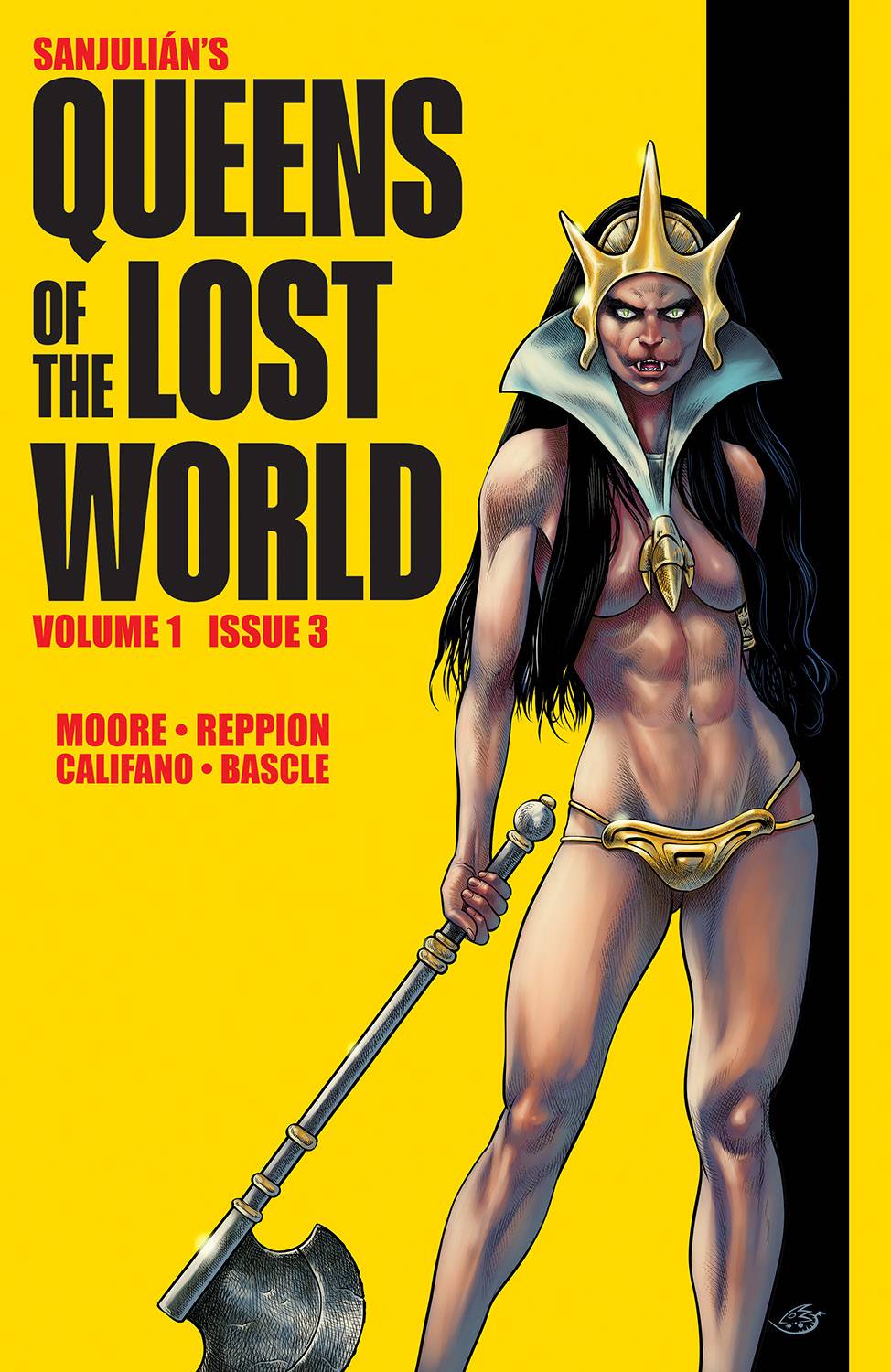 Opus Comics Comic Books > Incentives SANJULIAN QUEEN LOST WORLD #3 CVR C 1:5 INCV VAR BALDO MOVIE 08593010089100331 MAY231245