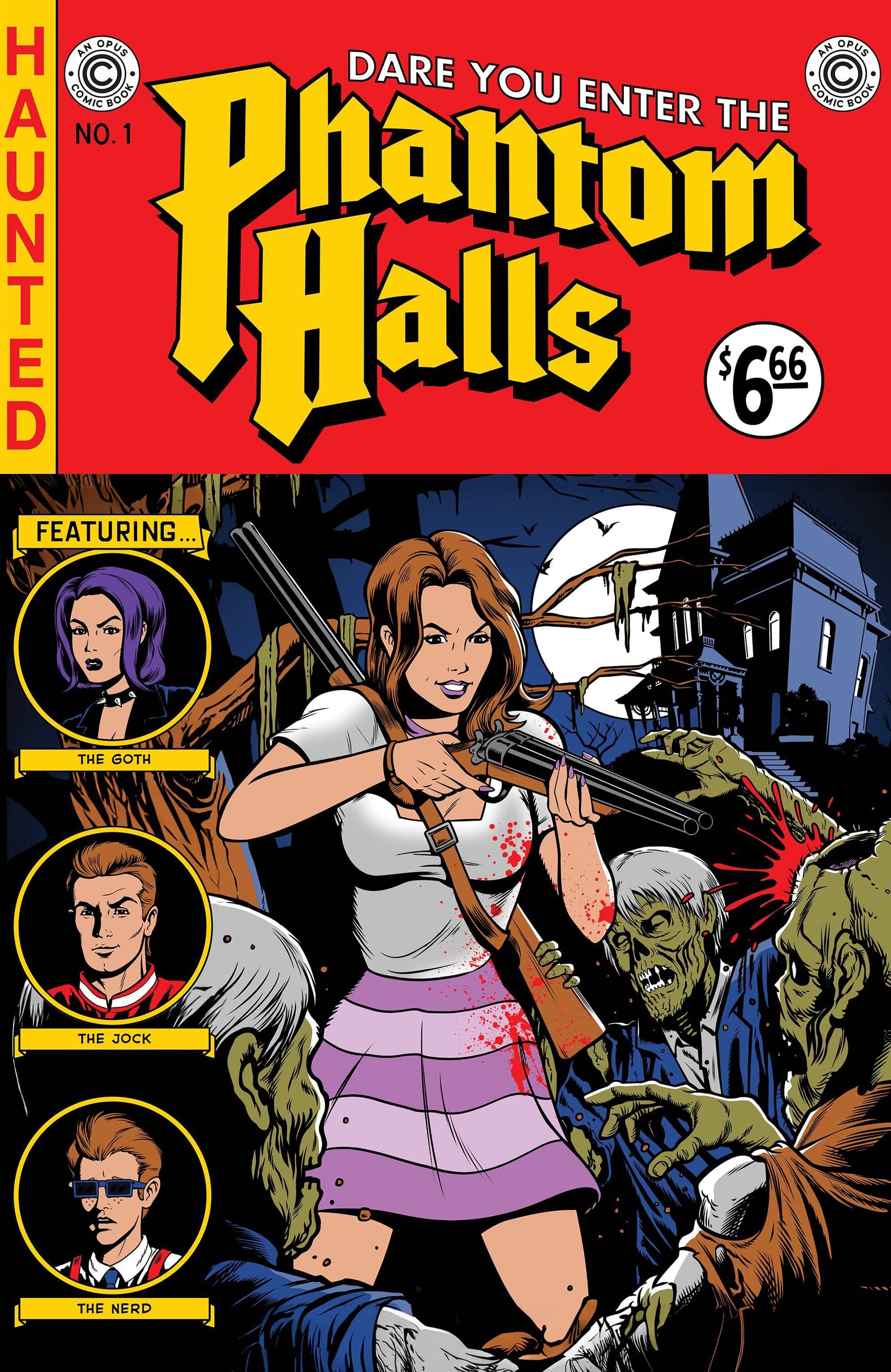 Opus Comics Comic Books PHANTOM HALLS ONE SHOT CVR A SKIFF 08593010094500111 AUG231117