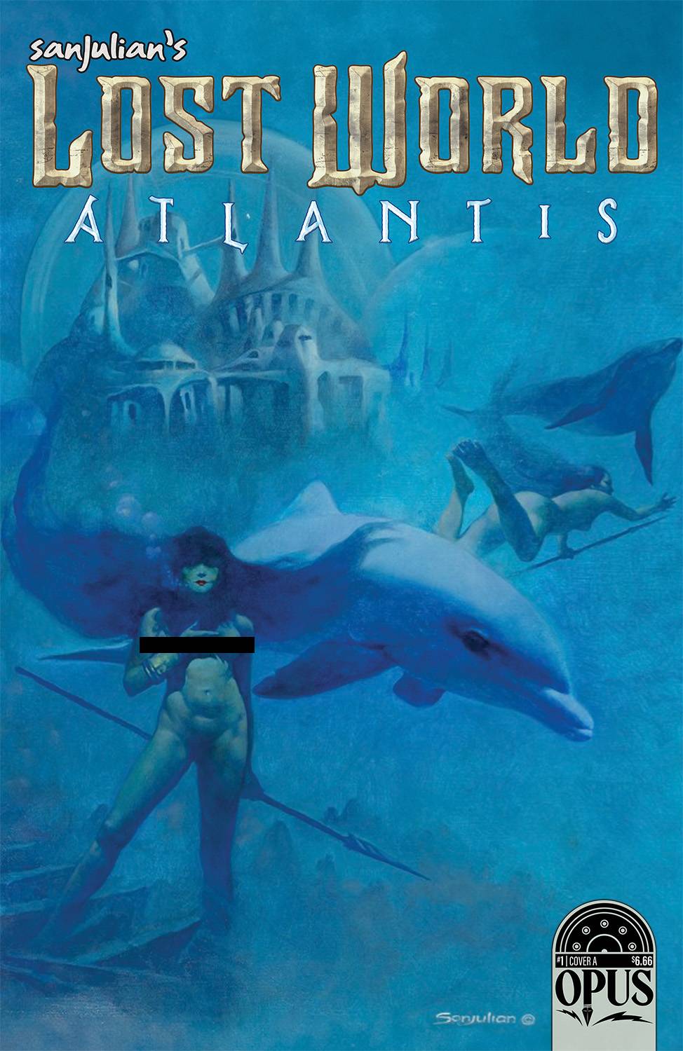 Opus Comics Comic Books SANJULIAN LOST WORLD ATLANTIS ONE SHOT CVR A SANJULIAN (MR) 08593010101000111 SEP231041