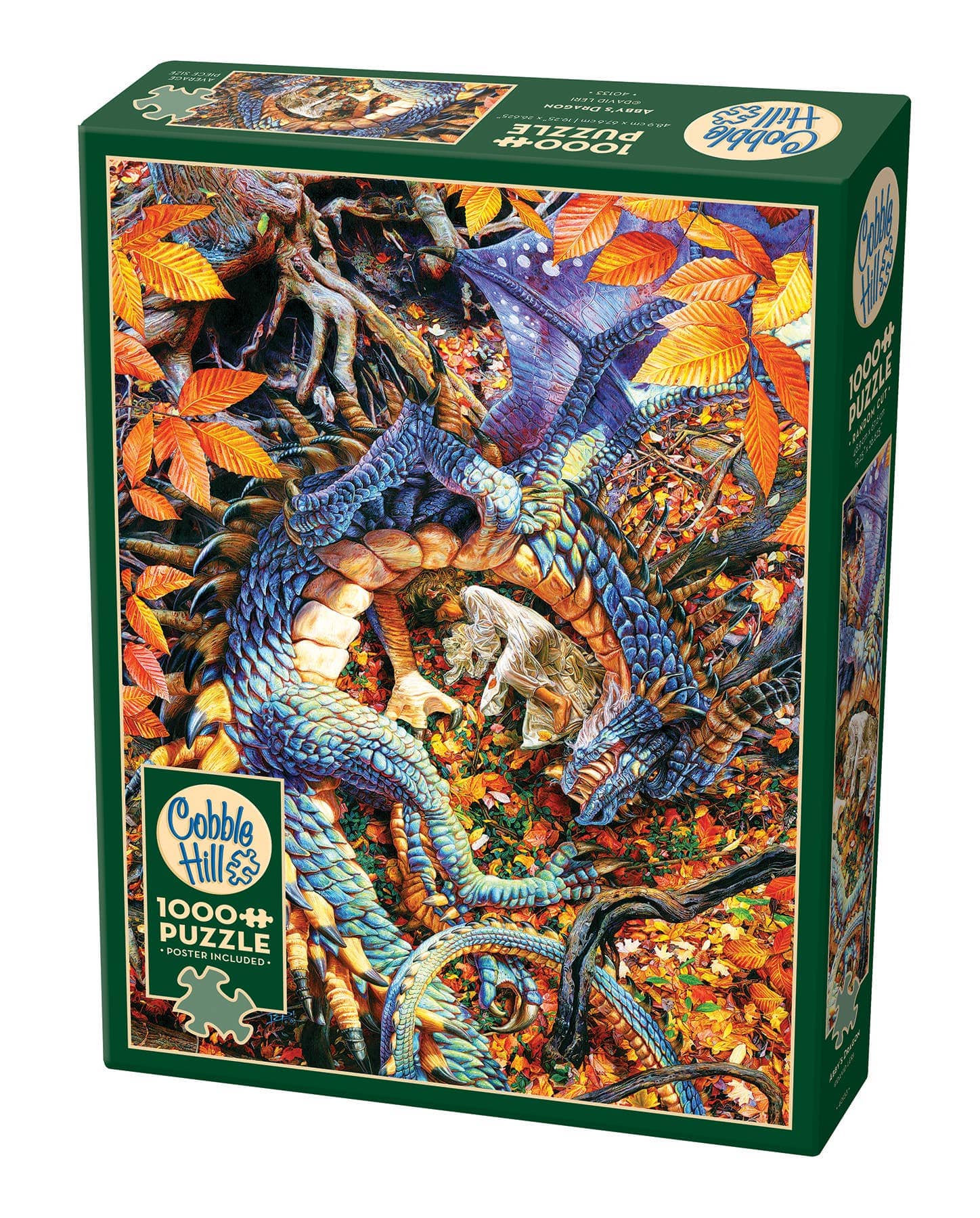 Outset Games and Cobble Hill Puzzles Puzzles > Jigsaw Puzzles Abby's Dragon 1000pc puzzle 625012401333 40133