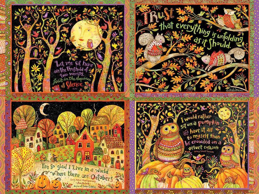 Outset Games and Cobble Hill Puzzles Puzzles > Jigsaw Puzzles Autumn Reflections 275pc Puzzle 625012480314 48031