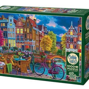 Outset Games and Cobble Hill Puzzles Puzzles > Jigsaw Puzzles Cozy Street 1000pc Puzzle 625012403061 40306