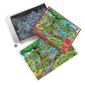 Outset Games and Cobble Hill Puzzles Puzzles > Jigsaw Puzzles Doodletown: Par For the Course 1000pc Puzzle 625012445023 44502