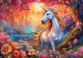 Outset Games and Cobble Hill Puzzles Puzzles > Jigsaw Puzzles Enchanted Harmony Unicorn 1000pc Enjoy Puzzle 5949194021857 E-2185
